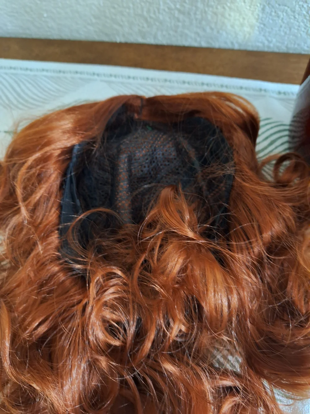 Red Copper Wavy Bob Synthetic Hair Wig - Women Hair